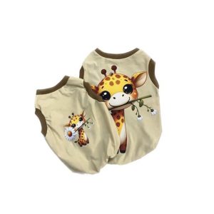 لباس تاپ سگ طرح دار