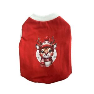 لباس تاپ سگ و گربه مدل کریسمس